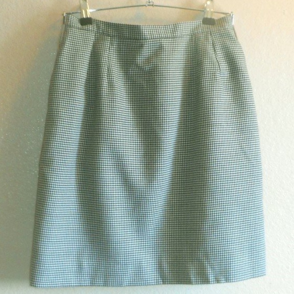 Vintage Petite Sophisticate herringbone skirt